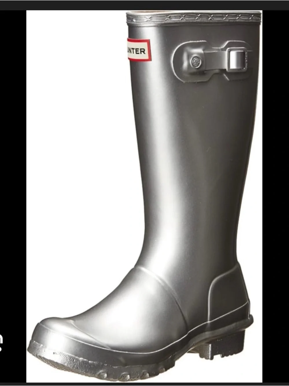 Hunter Kids 34 EU/4F Silver Gloss Rain Boots